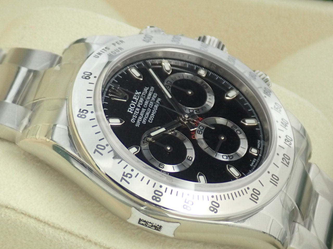 Rolex Daytona Black Dial Random Mirror Buckle [Dead Stock]