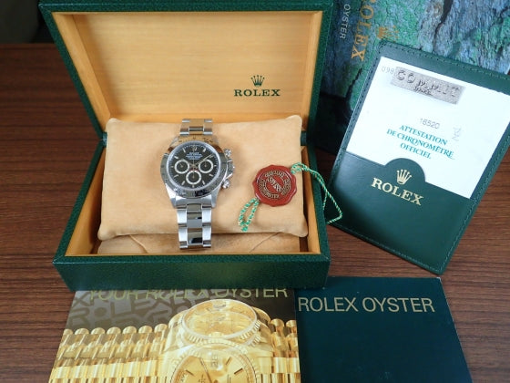 Rolex Daytona El Primero Black Dial U9 Ref.16520