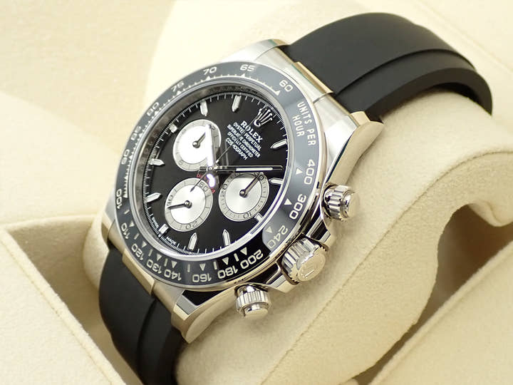 ロレックス デイトナ Ref.126519LN ホワイトゴールド ブライトブラックxスチール文字盤 未使用 94P5STYV