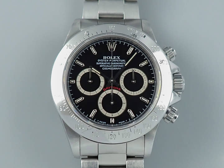 ロレックス デイトナ エルプリメロ Ref.16520 ステンレススチール ブラック文字盤