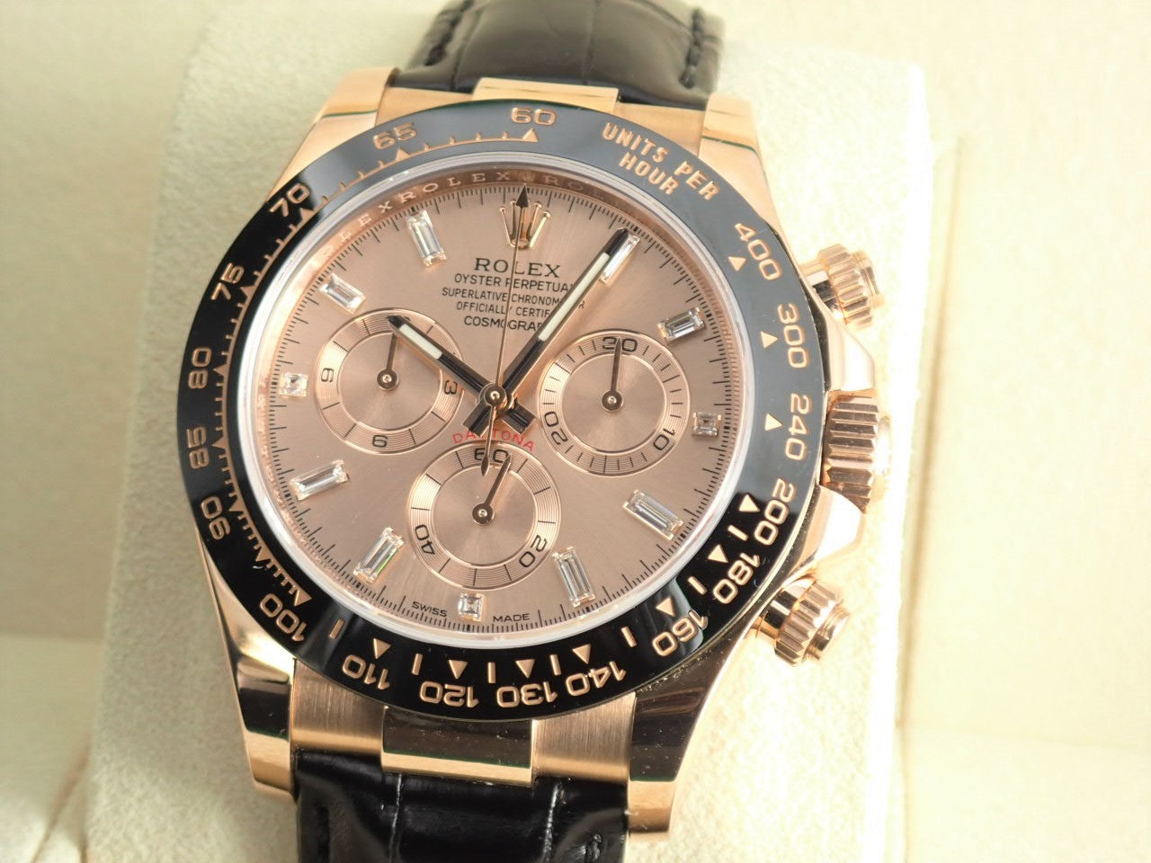 Rolex Daytona 11P Bucket Diamond Pink