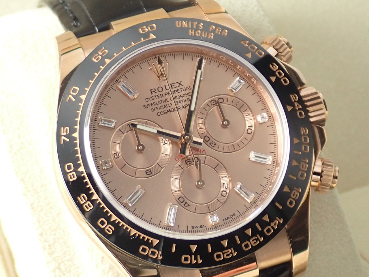 Rolex Daytona 11P Bucket Diamond Pink