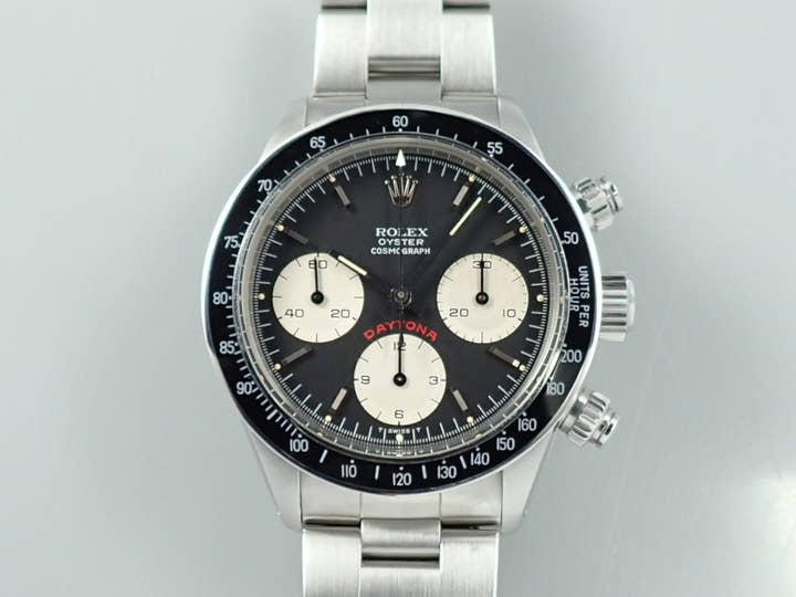 ロレックス デイトナ Ref.6265 ステンレススチール ブラック文字盤