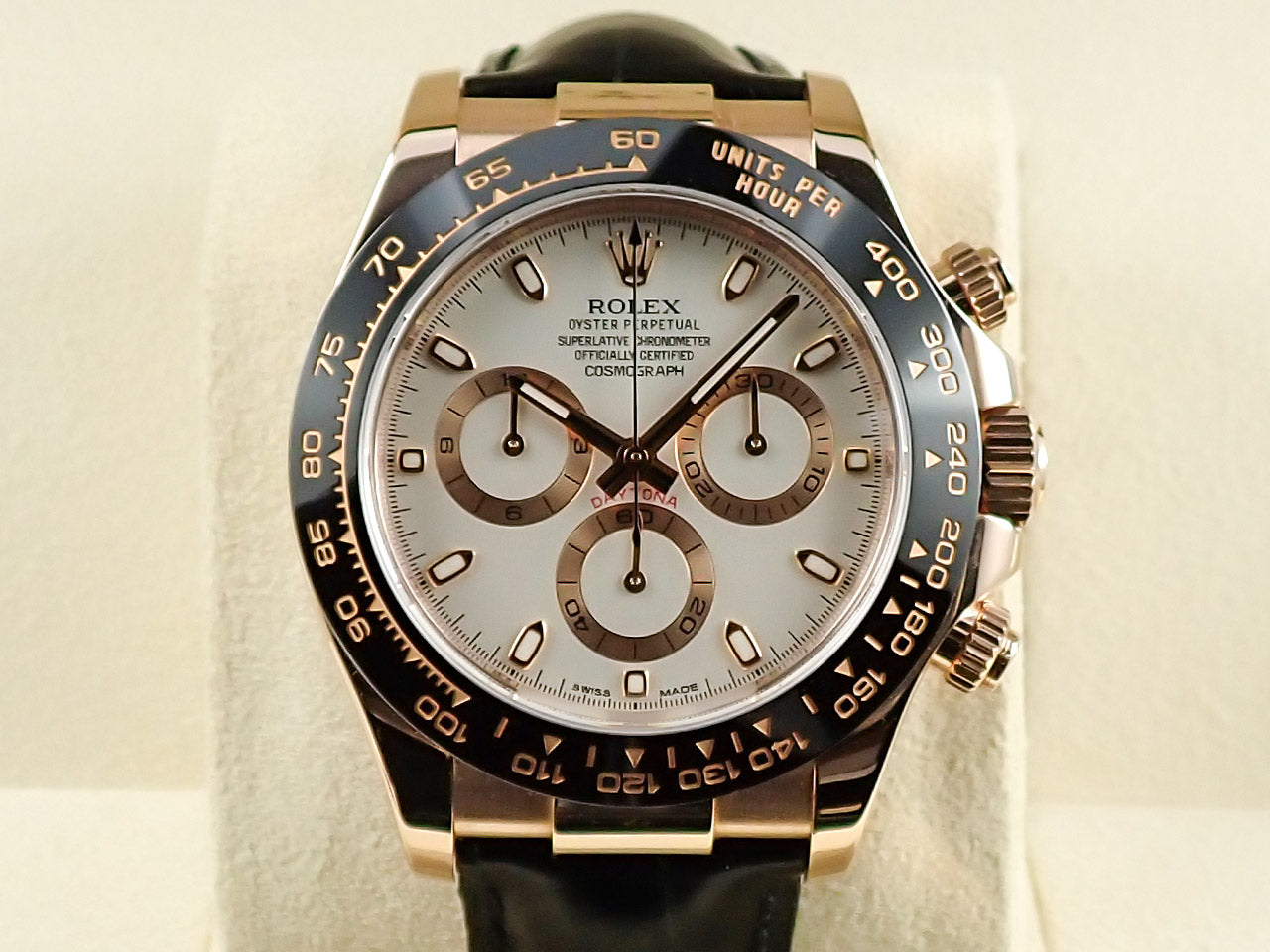 ロレックス デイトナ 116515LN アイボリー 文字盤 針