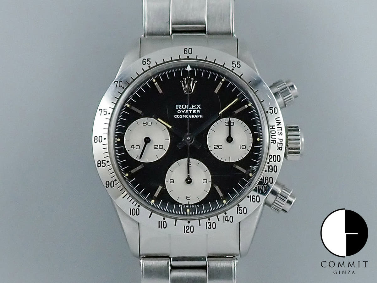 ロレックス デイトナ Ref.6265 ブラック文字盤 中古 H5660LZP