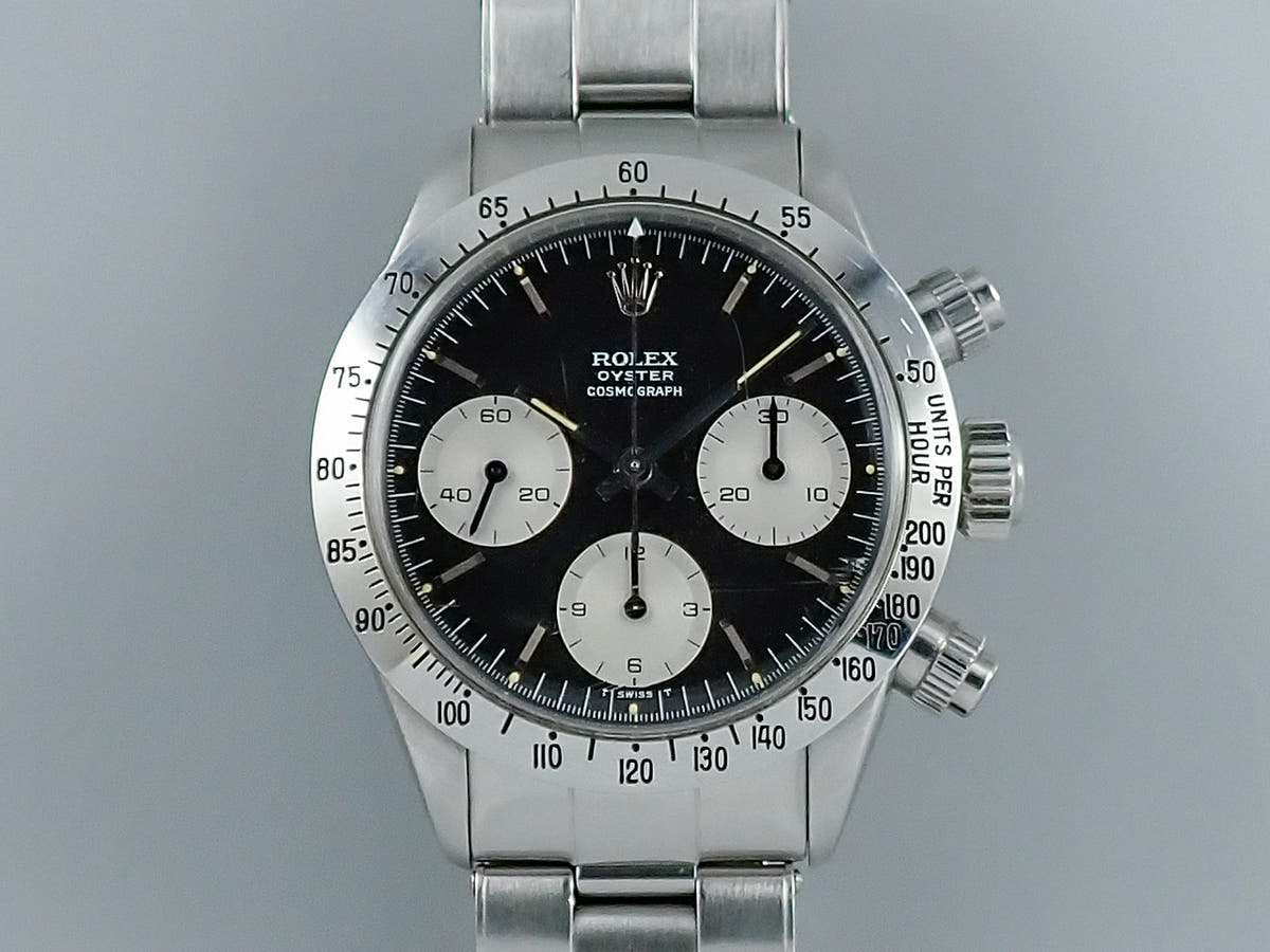 ロレックス デイトナ Ref.6265 ブラック文字盤 中古 H5660LZP