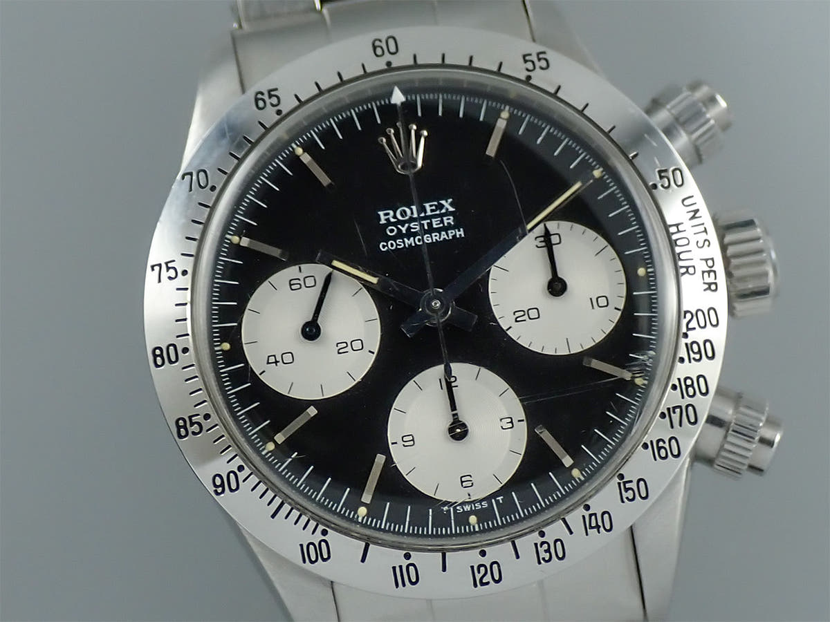 ロレックス デイトナ Ref.6265 ブラック文字盤 中古 H5660LZP