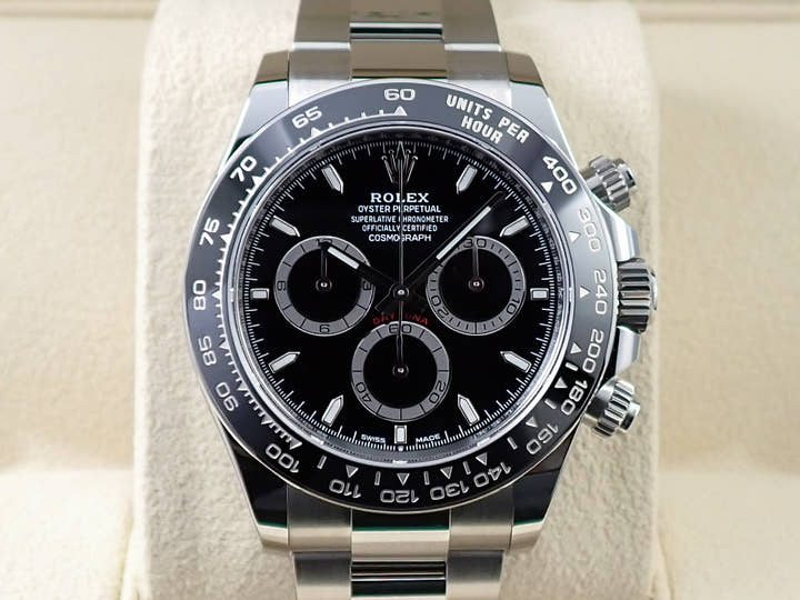 ロレックス デイトナ Ref.126500LN ステンレススチール ブラック文字盤