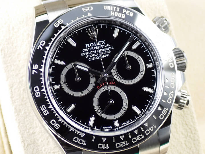 ロレックス デイトナ Ref.126500LN ステンレススチール ブラック文字盤