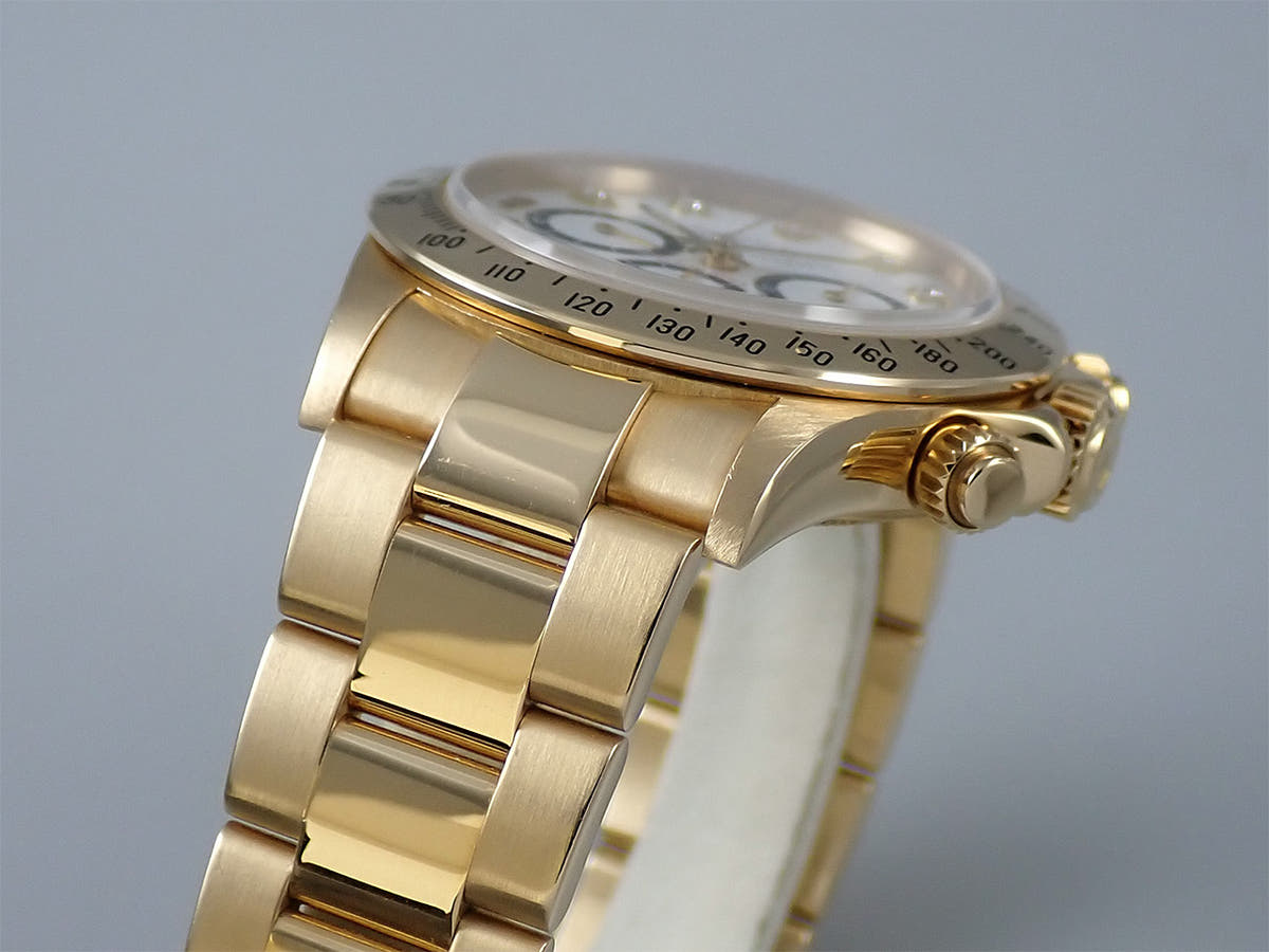 ロレックス デイトナ エルプリメロ Ref.16528G ホワイト8Pダイヤ文字盤 中古 3S895579