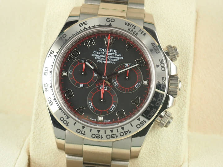 ロレックス デイトナ Ref.116509 ブラックアラビア文字盤 中古 daytona-377