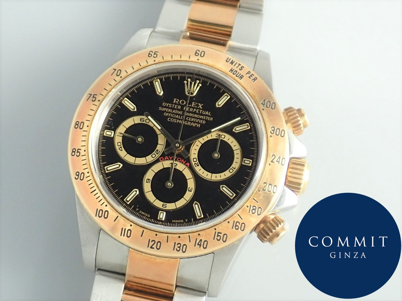 Rolex Daytona Combi El Primero Black Dial A Series