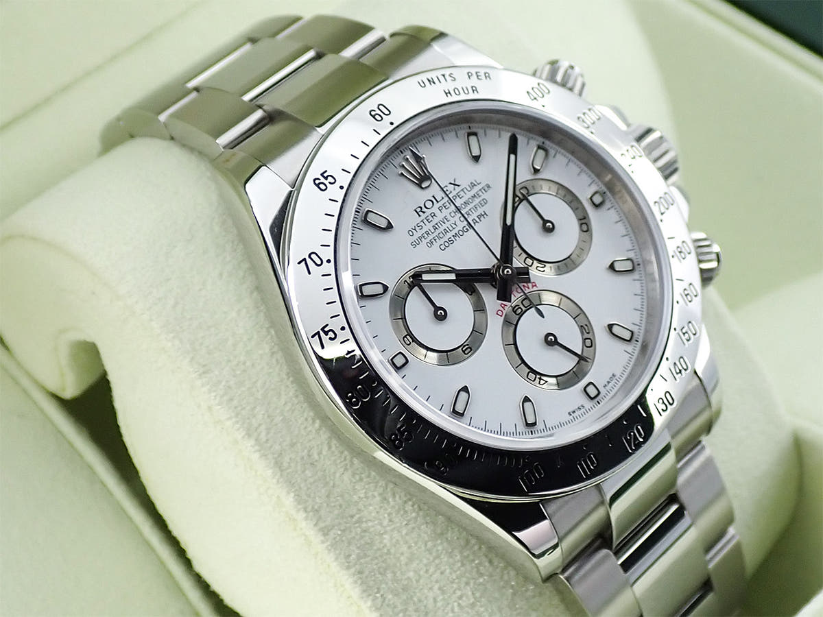 ロレックス デイトナ Ref.116520 ホワイト文字盤 中古 A9WR9S37
