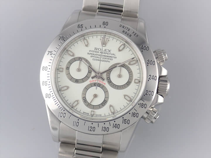 ロレックス デイトナ Ref.116520 ホワイト文字盤 中古 daytona-380
