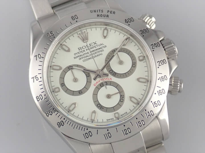 ロレックス デイトナ Ref.116520 ホワイト文字盤 中古 daytona-380