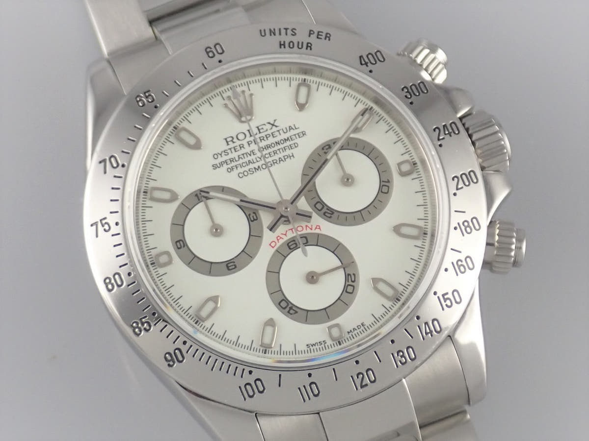 ロレックス デイトナ Ref.116520 ホワイト文字盤 中古 daytona-380