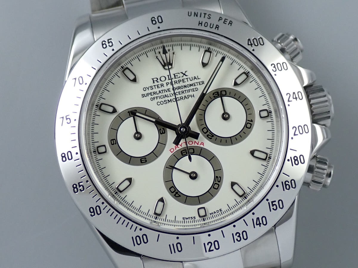 ロレックス デイトナ Ref.116520 ホワイト文字盤 美中古 0124ZH2P