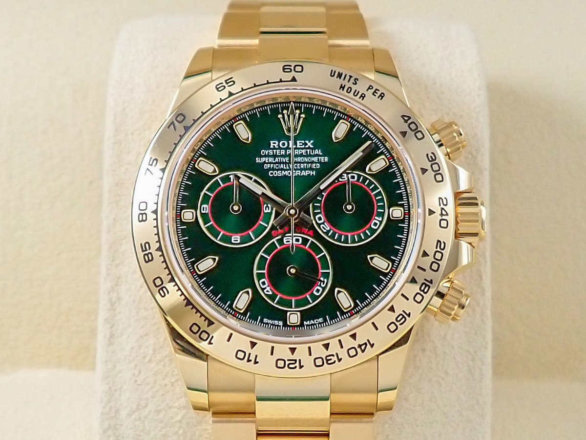 ロレックス デイトナ Ref.116508 グリーン文字盤 美品 77KZ5J34