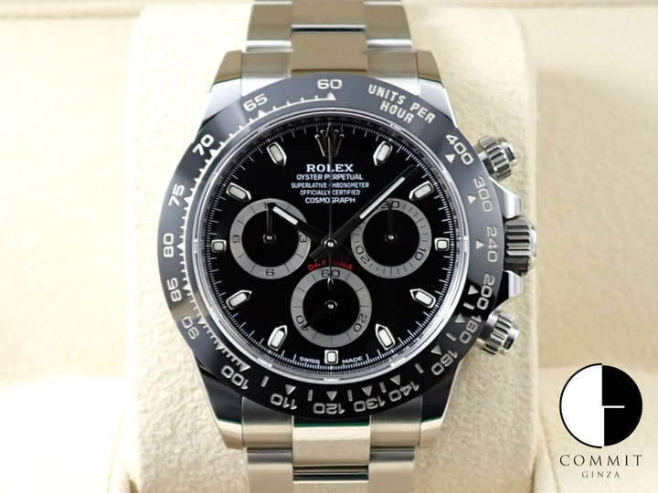 ロレックス デイトナ Ref.116500LN ステンレススチール ブラック文字盤