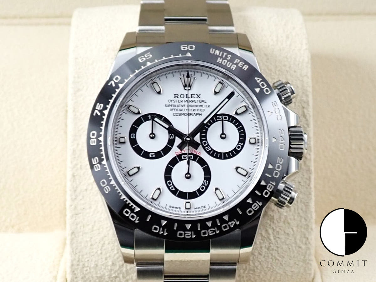 ロレックス デイトナ Ref.116500LN ホワイト文字盤 未使用 54Z65119