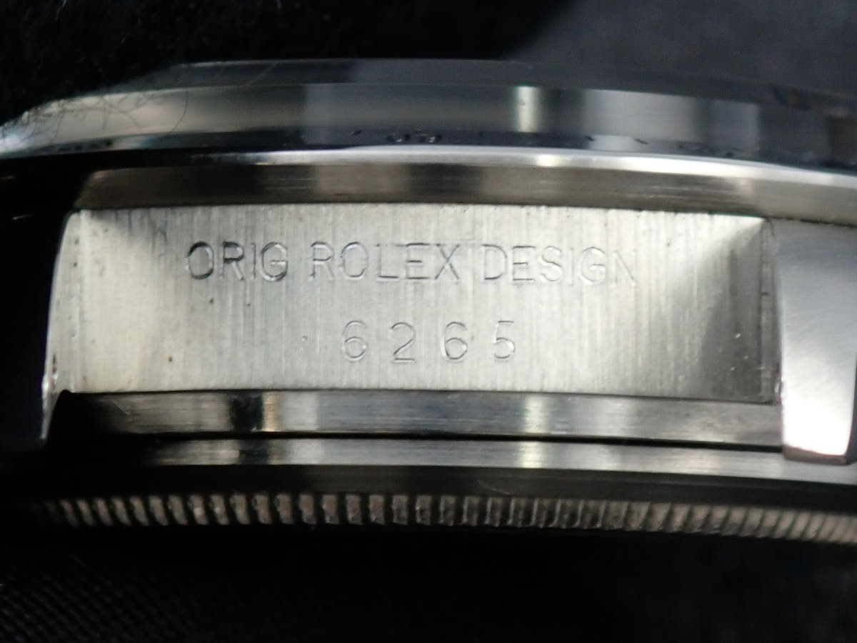 ロレックス デイトナ Ref.6265 ブラック文字盤 美中古 M26H7858
