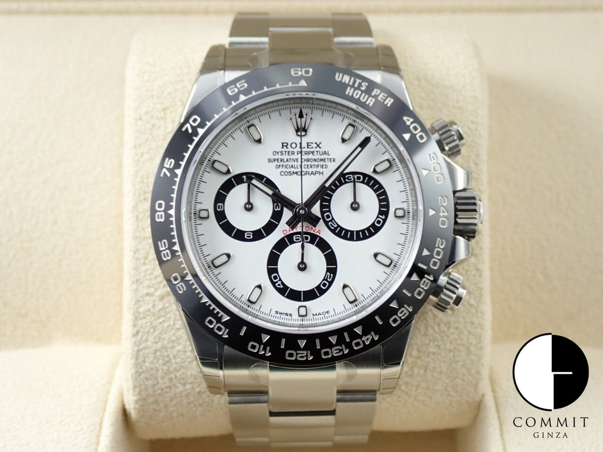 ロレックス デイトナ Ref.116500LN ホワイト文字盤 未使用 6786MZPC