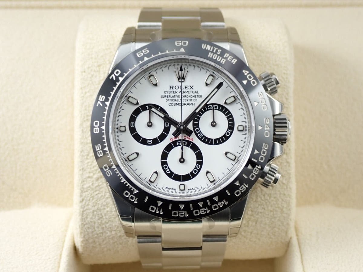 ロレックス デイトナ Ref.116500LN ホワイト文字盤 未使用 6786MZPC