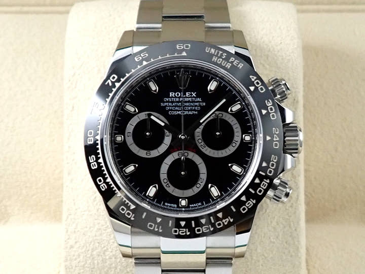 ロレックス デイトナ Ref.116500LN ステンレススチール ブラック文字盤