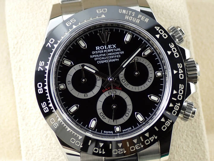 ロレックス デイトナ Ref.116500LN ステンレススチール ブラック文字盤