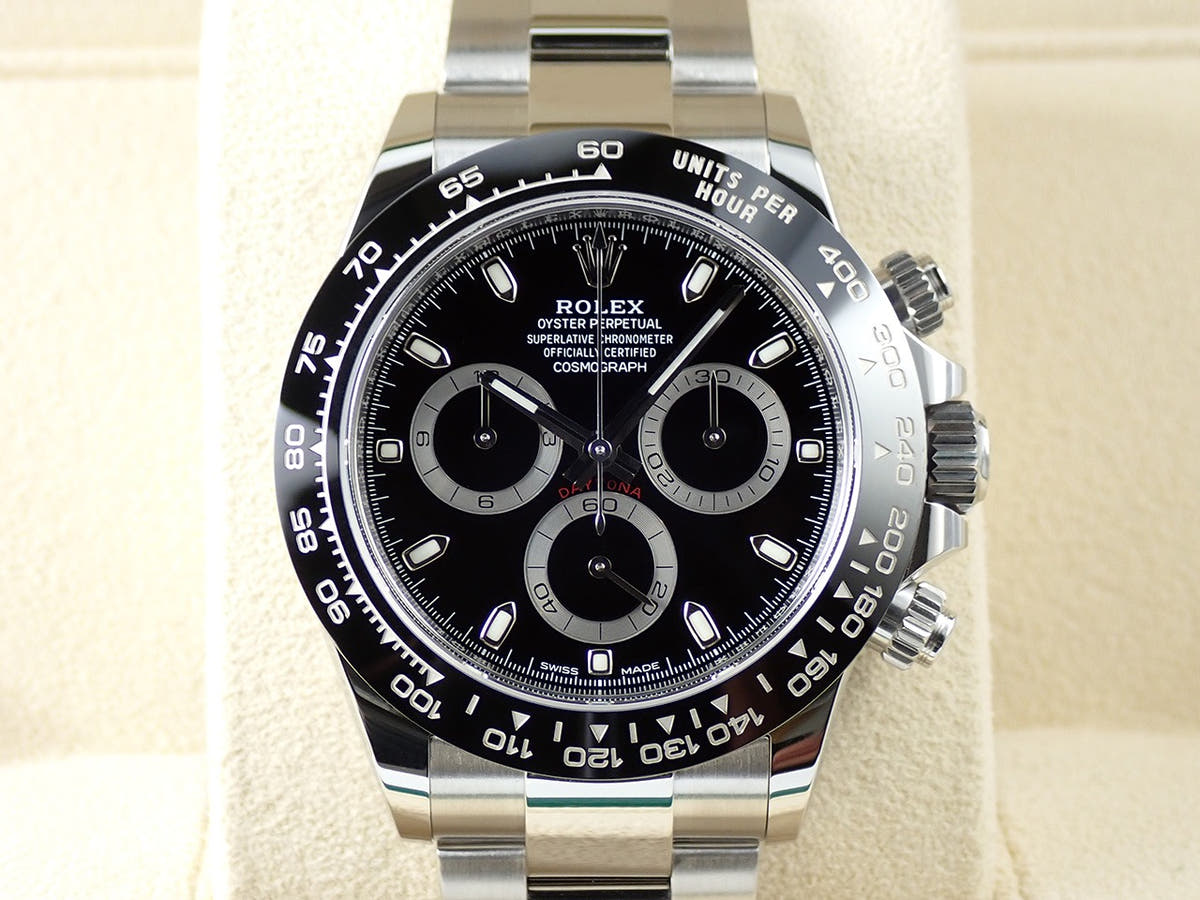 ロレックス デイトナ Ref.116500LN ブラック文字盤 未使用 R1VFVTUF