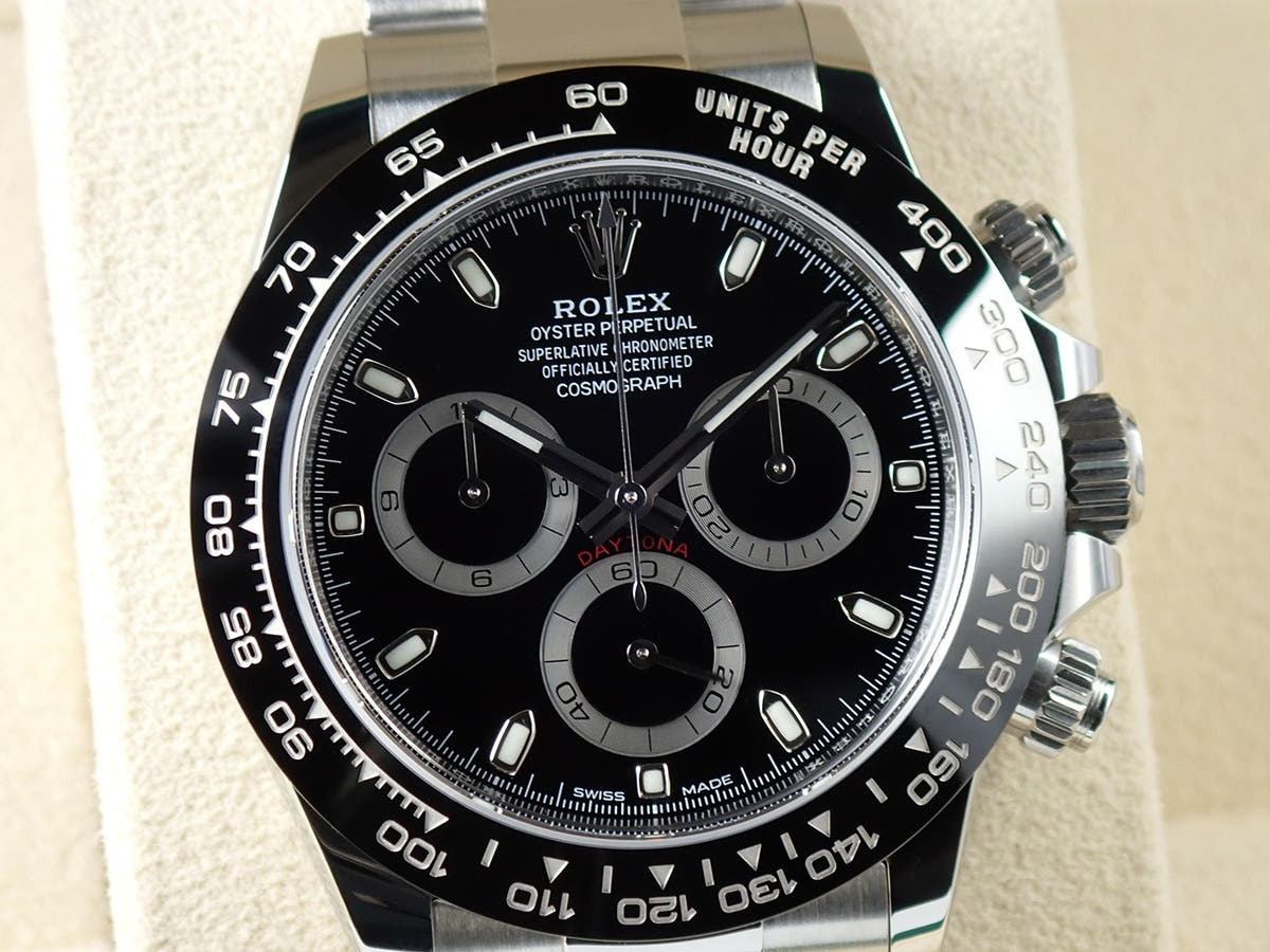 ロレックス デイトナ Ref.116500LN ブラック文字盤 未使用 R1VFVTUF