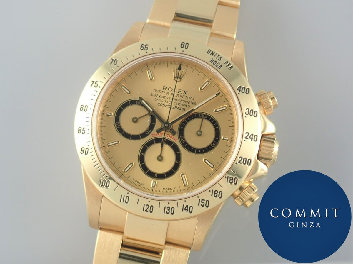 ロレックス デイトナ Ref.16528 シャンパン文字盤 中古 daytona-390
