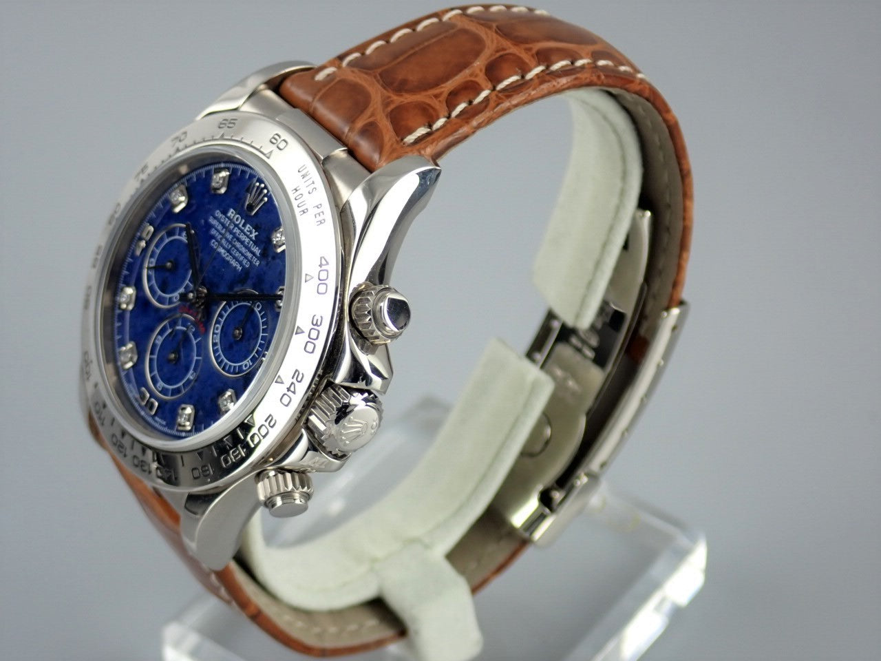 Rolex Cosmograph Daytona Sodalite 8P Diamond