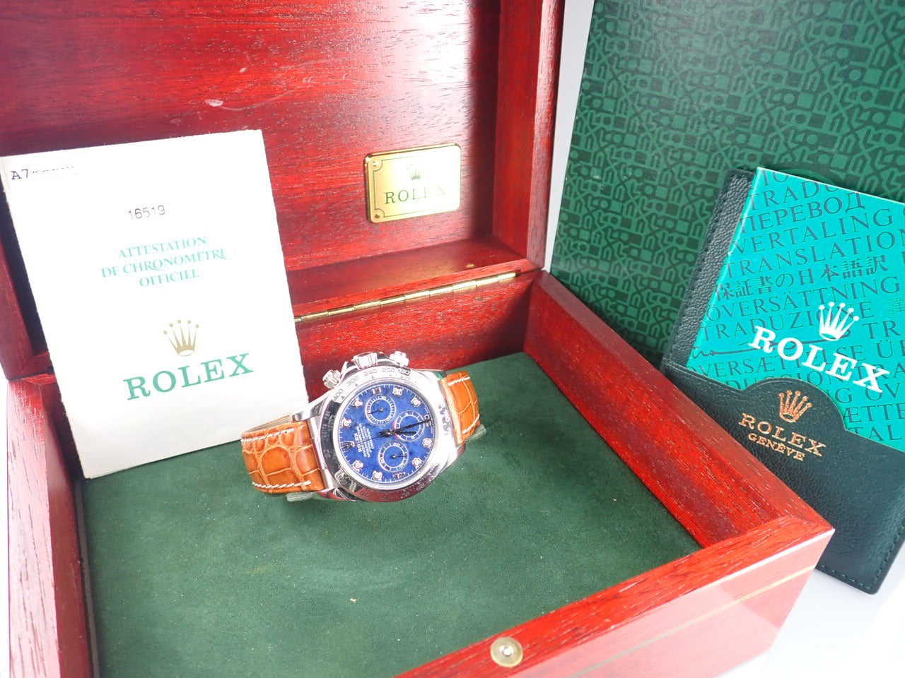 Rolex Cosmograph Daytona Sodalite 8P Diamond