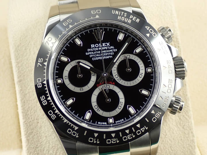 ロレックス デイトナ Ref.116500LN ステンレススチール ブラック文字盤