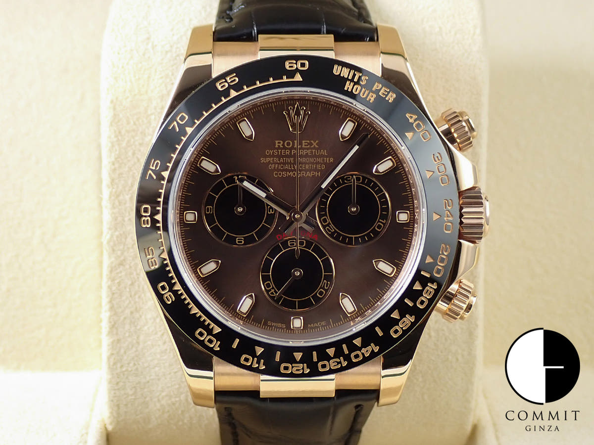 ロレックス デイトナ Ref.116515LN チョコレート/ブラック文字盤 極美品 9CT3A6L2