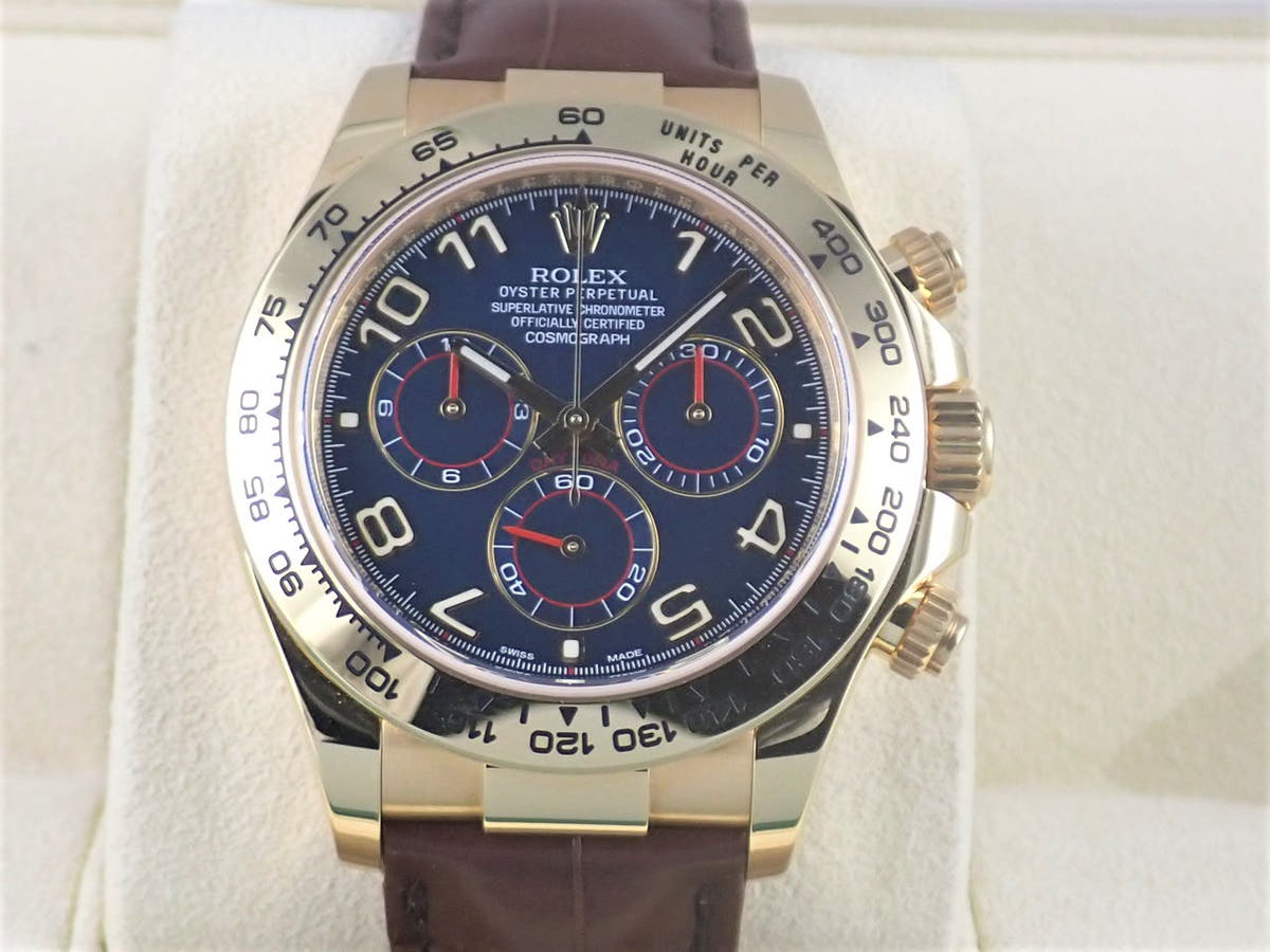 ロレックス デイトナ Ref.116518 ブルーアラビア文字盤 中古 daytona-393