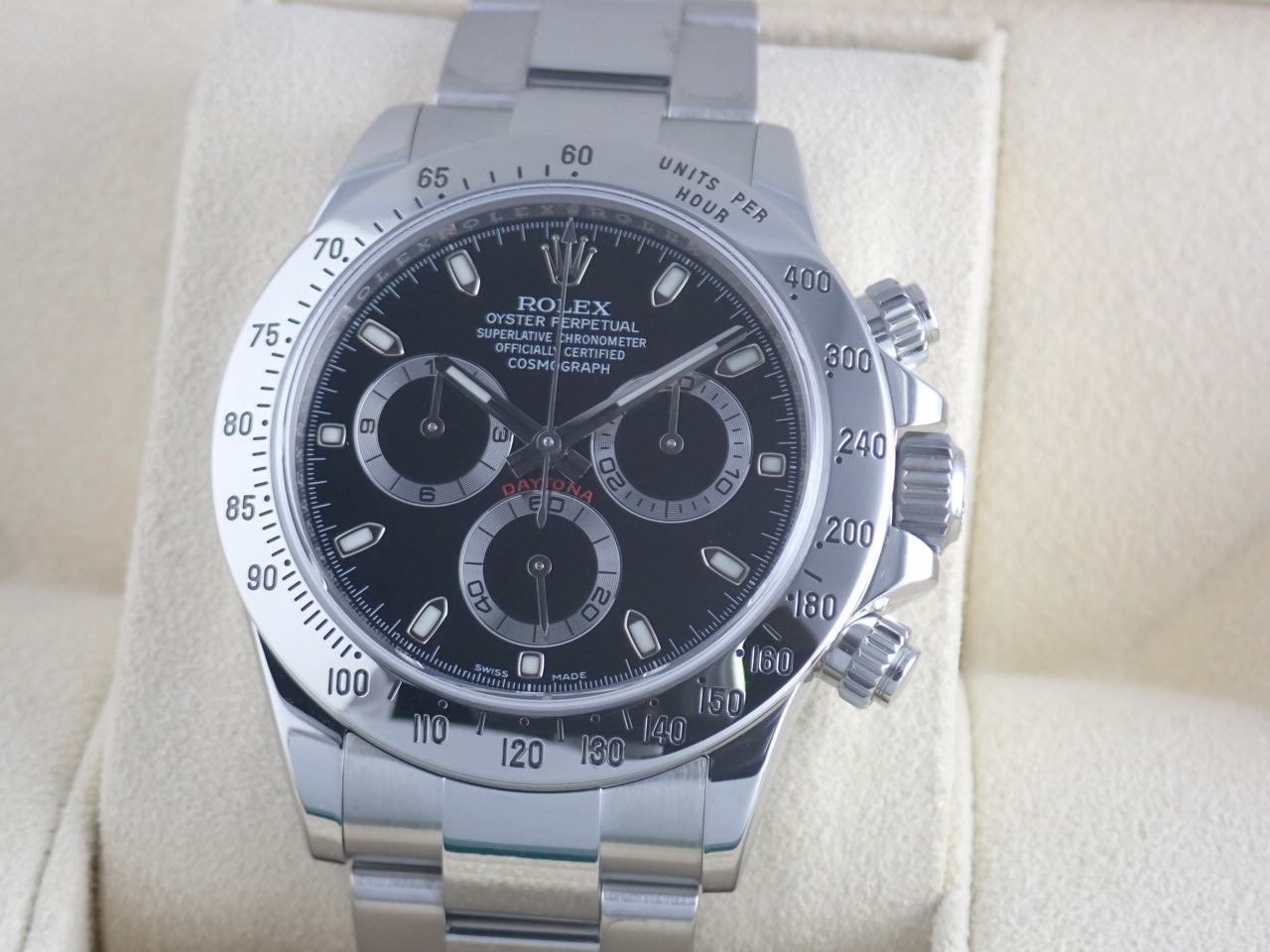 Rolex Daytona Black Dial Random Mirror Buckle