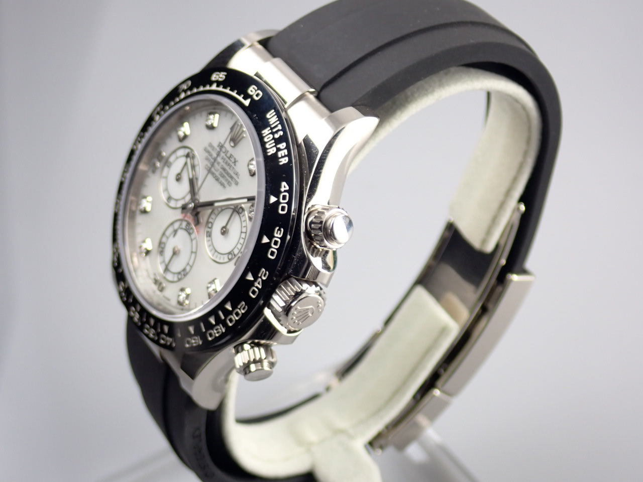 Rolex Daytona White Shell 8P Diamond 18KWG [Unused] [New Warranty]