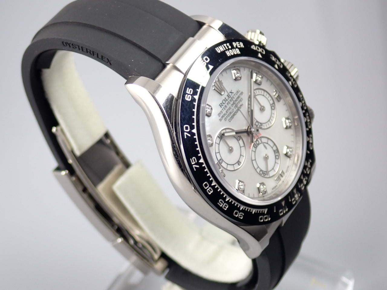 Rolex Daytona White Shell 8P Diamond 18KWG [Unused] [New Warranty]