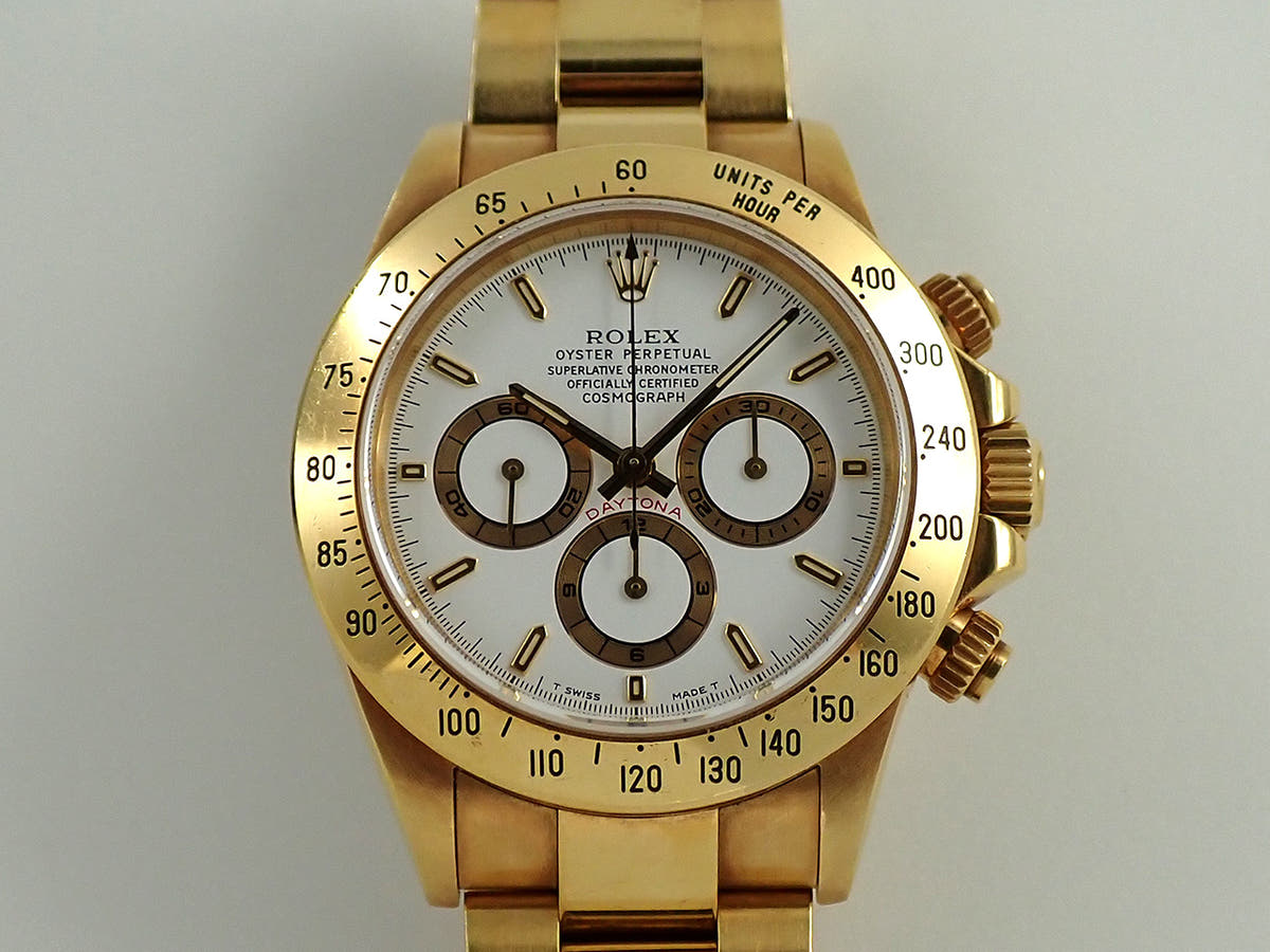 ロレックス デイトナ エルプリメロ Ref.16528 ホワイト文字盤 中古 3UKX3230