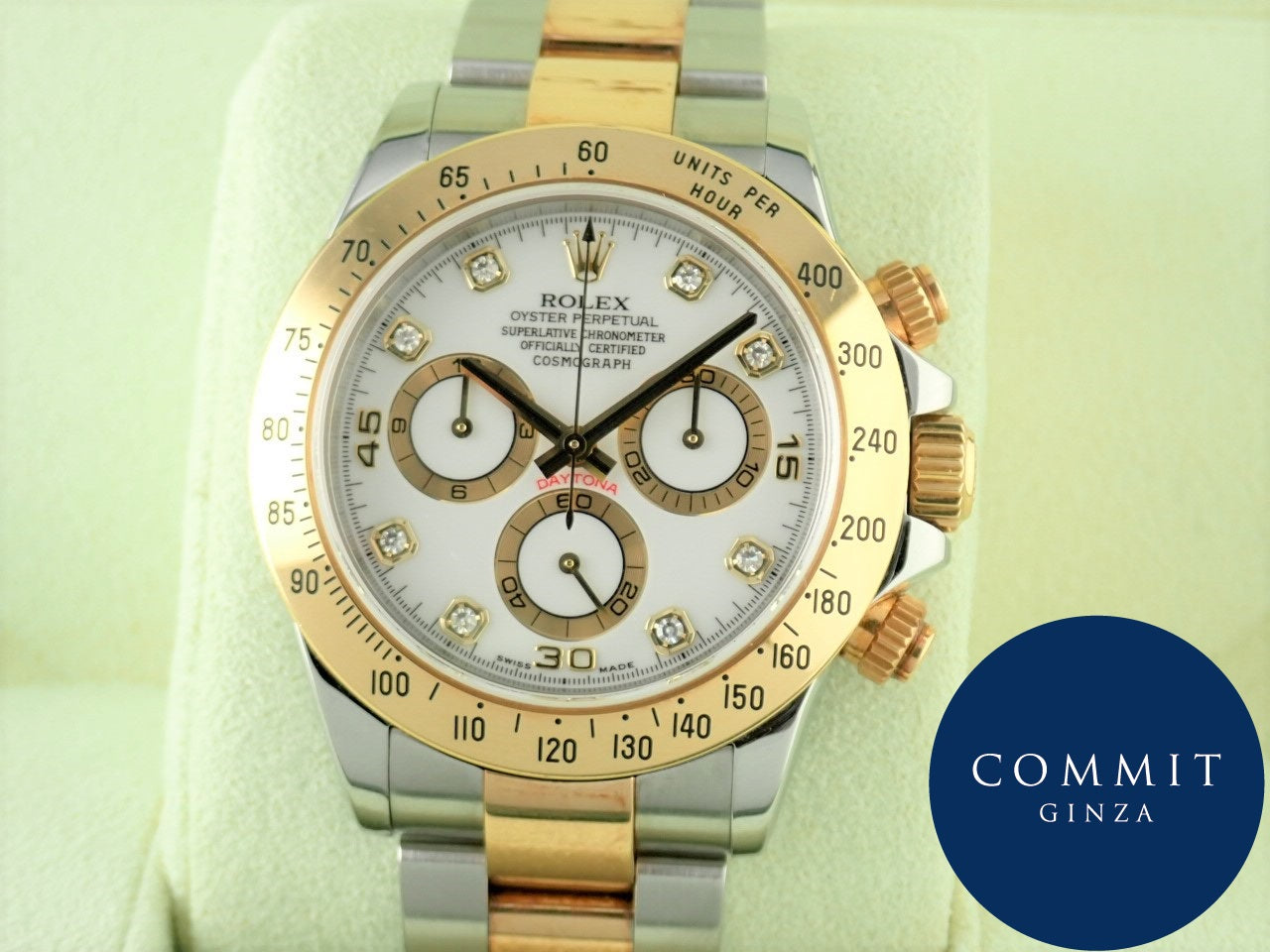 Rolex Daytona combination 8P diamond dial D serial