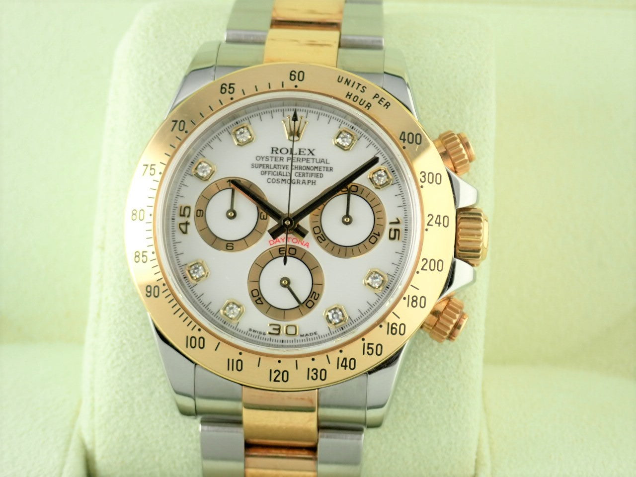 Rolex Daytona combination 8P diamond dial D serial