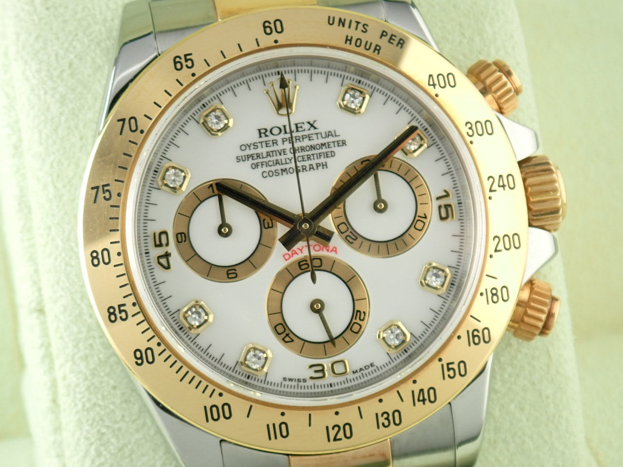 Rolex Daytona combination 8P diamond dial D serial