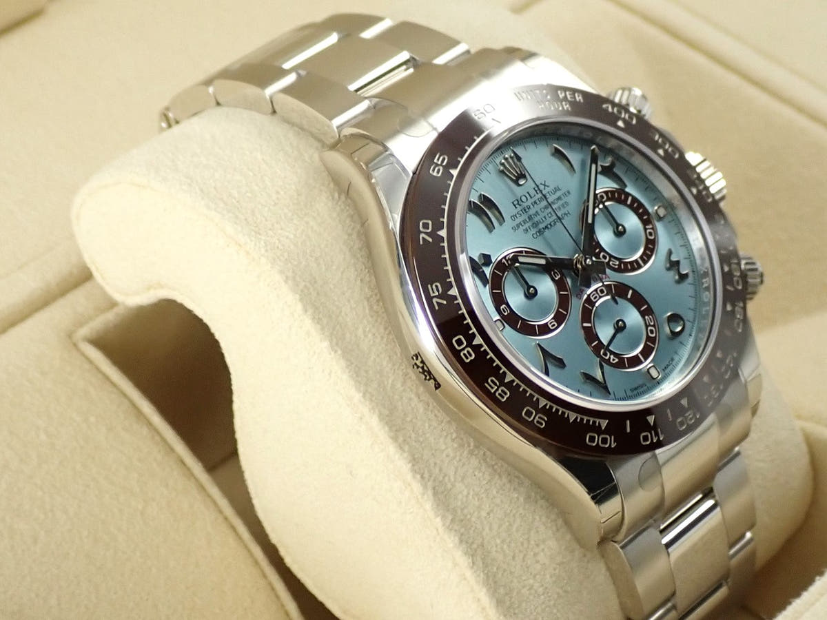 ロレックス デイトナ Ref.116506 アイスブルー×アラビアインデックス文字盤 美中古 588KA3AL