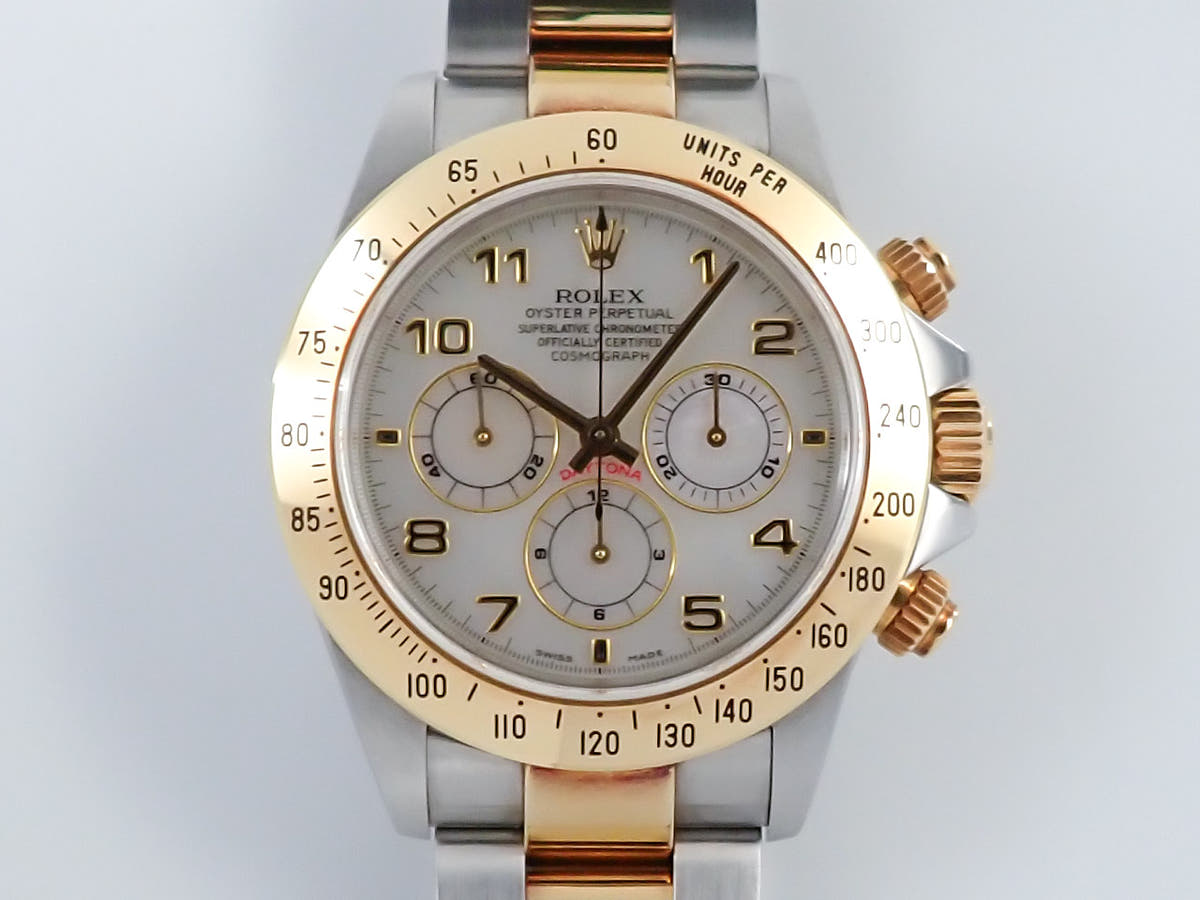 ロレックス デイトナ Ref.16523NA ホワイトシェルアラビア文字盤 中古 FTF42C45
