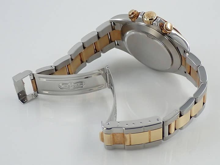 ロレックス デイトナ エルプリメロ Ref.16523NA ステンレススチール/イエローゴールド ホワイトシェルアラビア文字盤