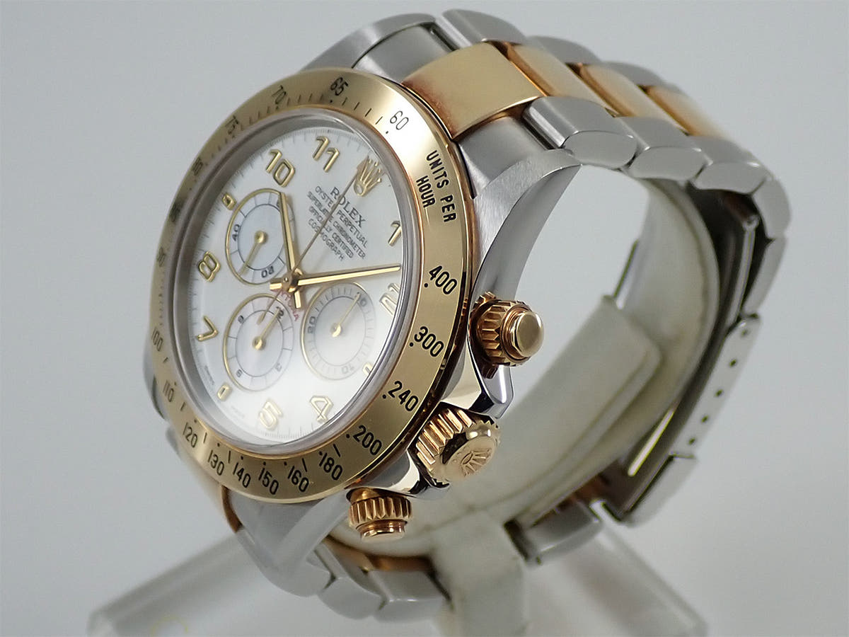 ロレックス デイトナ Ref.16523NA ホワイトシェルアラビア文字盤 中古 FTF42C45