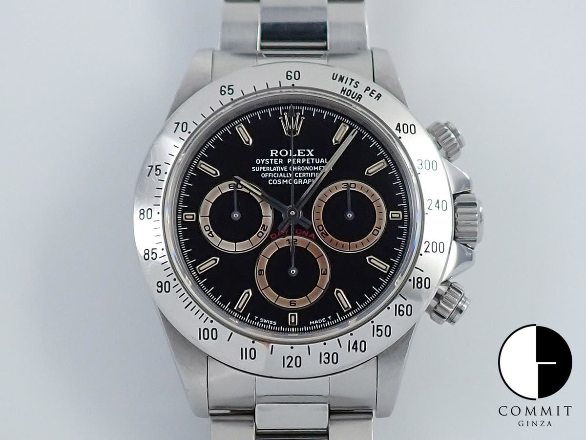 ロレックス デイトナ エルプリメロ Ref.16520 ブラック文字盤 中古 6M12ZWKA