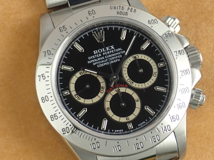 ロレックス デイトナ Ref.16520 ブラック文字盤 中古 daytona-402
